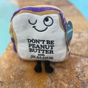 Don't Be Peanut Butter and Jealous Sandwich Plushie - Punchkins